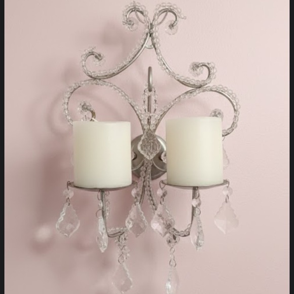 Other - Wall Mount Crystal Candle Chandelier